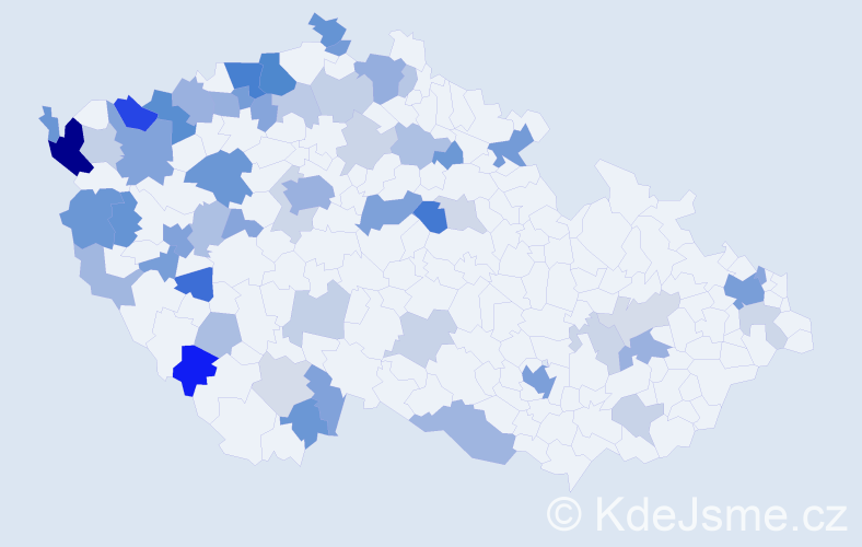 Jméno: 'Thi Huyen', počet výskytů 131 v celé ČR