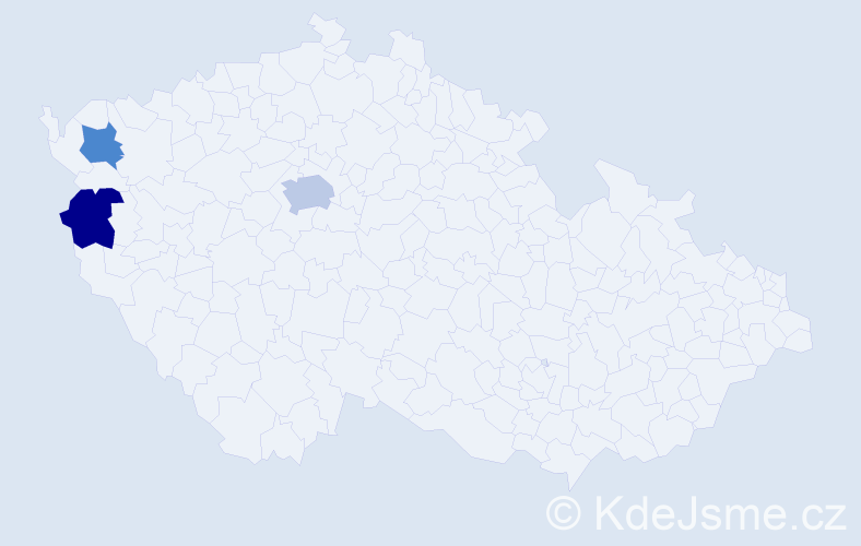 Jméno: 'Hong Hanh', počet výskytů 4 v celé ČR