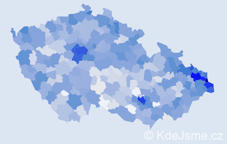 Jméno: 'Sebastian', počet výskytů 2530 v celé ČR