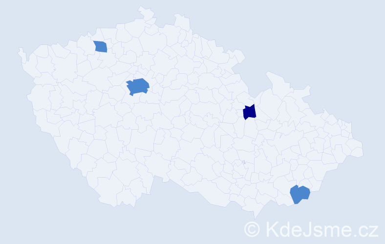 Jméno: 'Marzena Anna', počet výskytů 6 v celé ČR