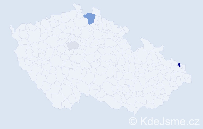Jméno: 'Jan Nikolas', počet výskytů 3 v celé ČR