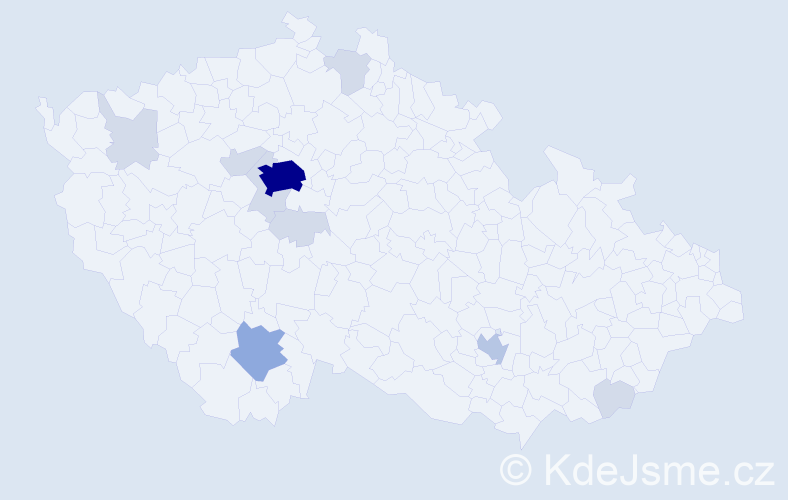 Jméno: 'Biljana', počet výskytů 28 v celé ČR