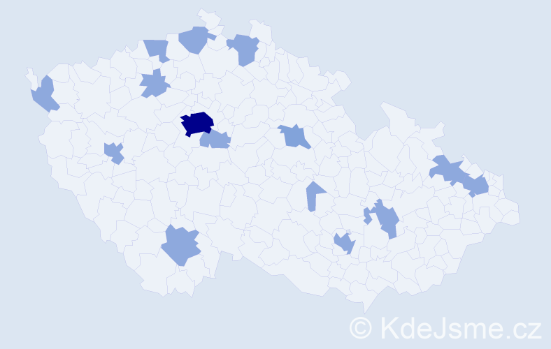 Jméno: 'Thanh Luan', počet výskytů 23 v celé ČR