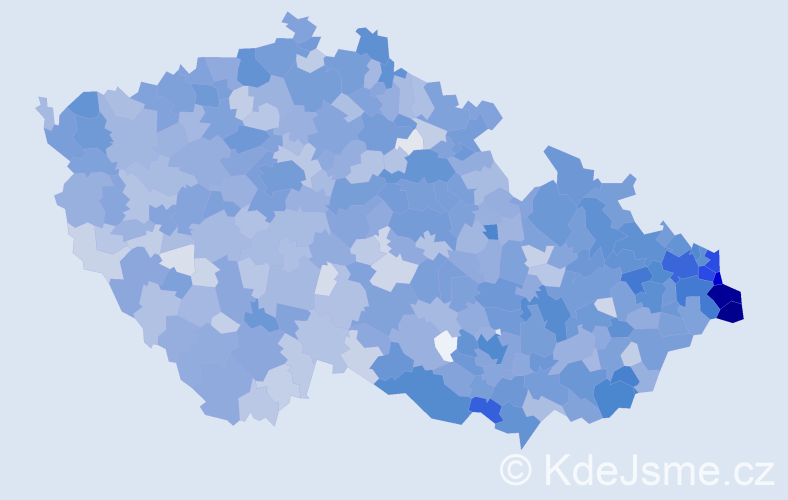 Jméno: 'Darina', počet výskytů 4734 v celé ČR