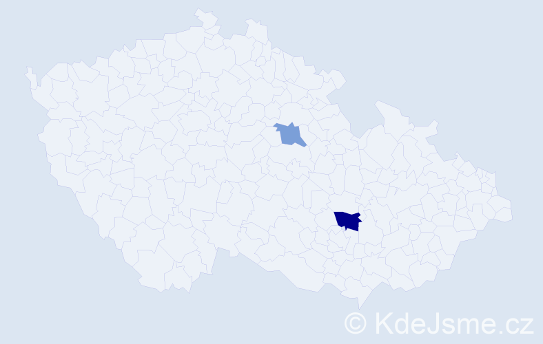 Jméno: 'Erdenetsogt', počet výskytů 3 v celé ČR