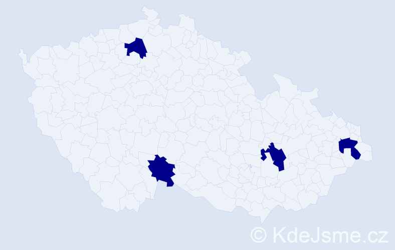 Jméno: 'Patrik Marek', počet výskytů 4 v celé ČR