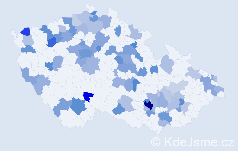 Jméno: 'Nicholas', počet výskytů 146 v celé ČR