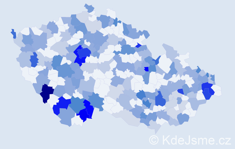 Jméno: 'Felix', počet výskytů 403 v celé ČR