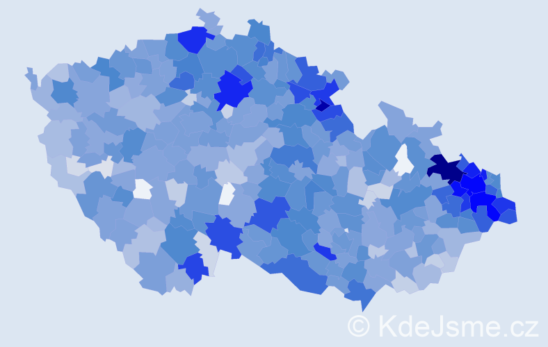 Jméno: 'Bára', počet výskytů 3784 v celé ČR