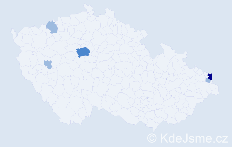 Jméno: 'Tadeusz Stanislaw', počet výskytů 9 v celé ČR