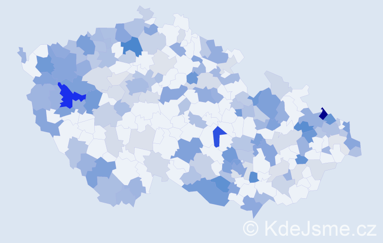 Jméno: 'Arnoštka', počet výskytů 346 v celé ČR