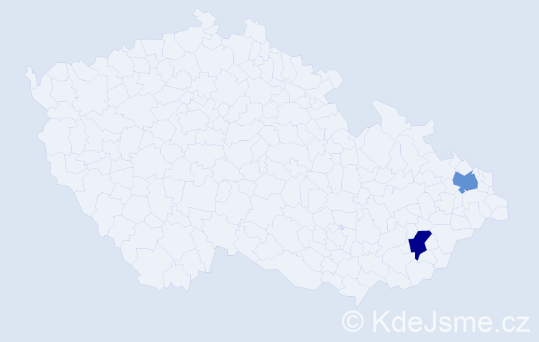 Jméno: 'Tuan Ninh', počet výskytů 2 v celé ČR