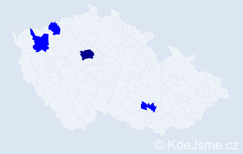 Jméno: 'Nicholas Michael', počet výskytů 6 v celé ČR