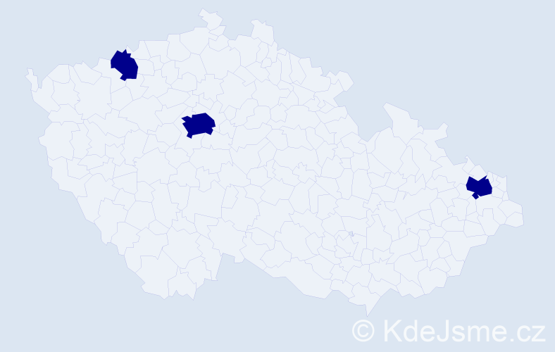 Jméno: 'Thuy Quynh', počet výskytů 3 v celé ČR