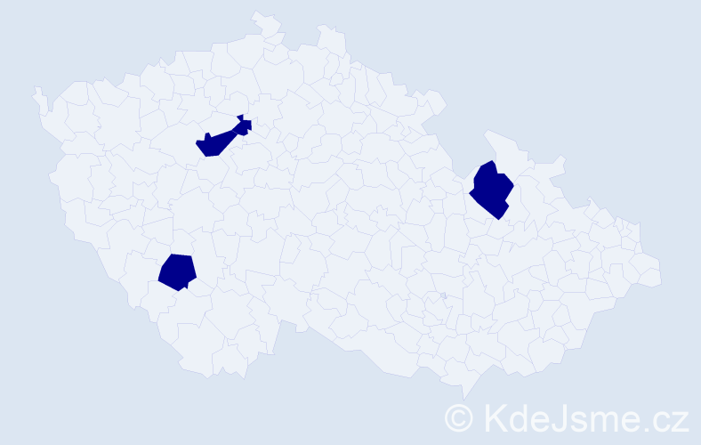 Jméno: 'Rosarie', počet výskytů 4 v celé ČR