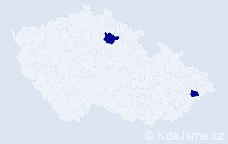 Jméno: 'Amálka', počet výskytů 2 v celé ČR