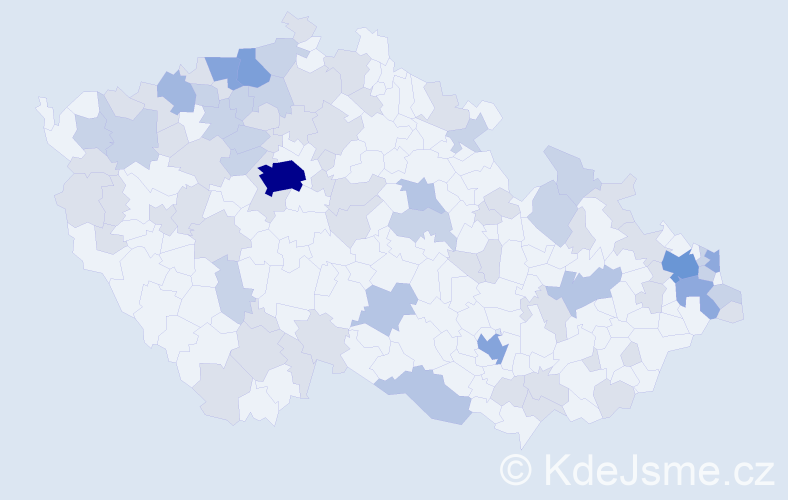 Jméno: 'Marcus', počet výskytů 162 v celé ČR