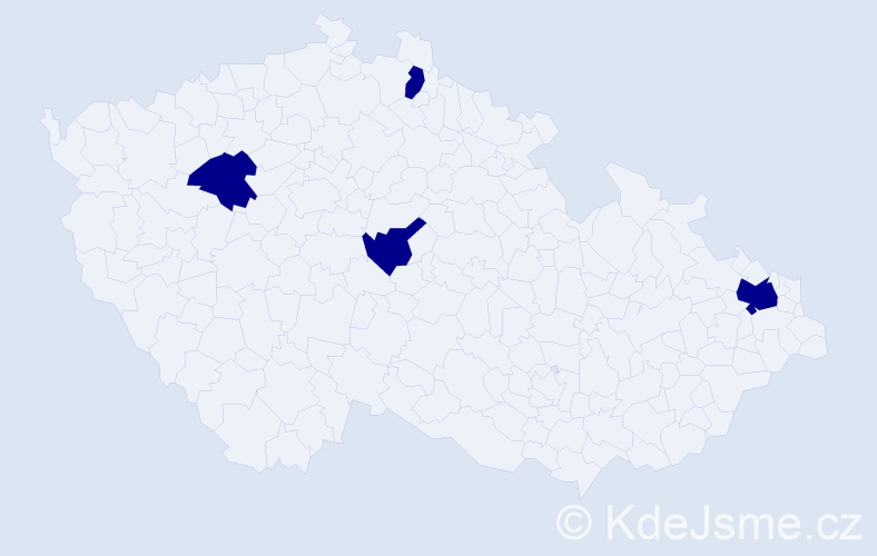 Jméno: 'Xuan Loi', počet výskytů 4 v celé ČR