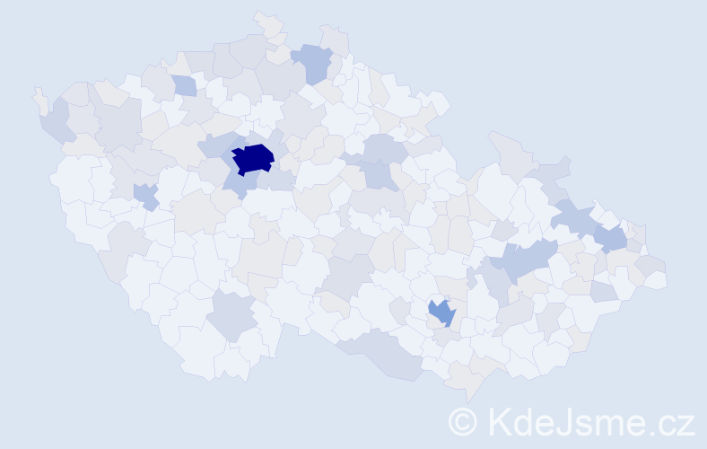 Jméno: 'Sophia', počet výskytů 315 v celé ČR