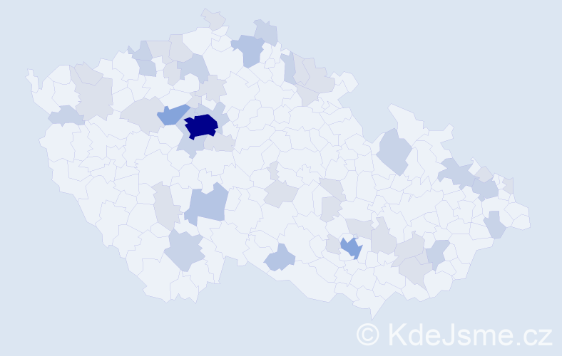 Jméno: 'Quido', počet výskytů 99 v celé ČR