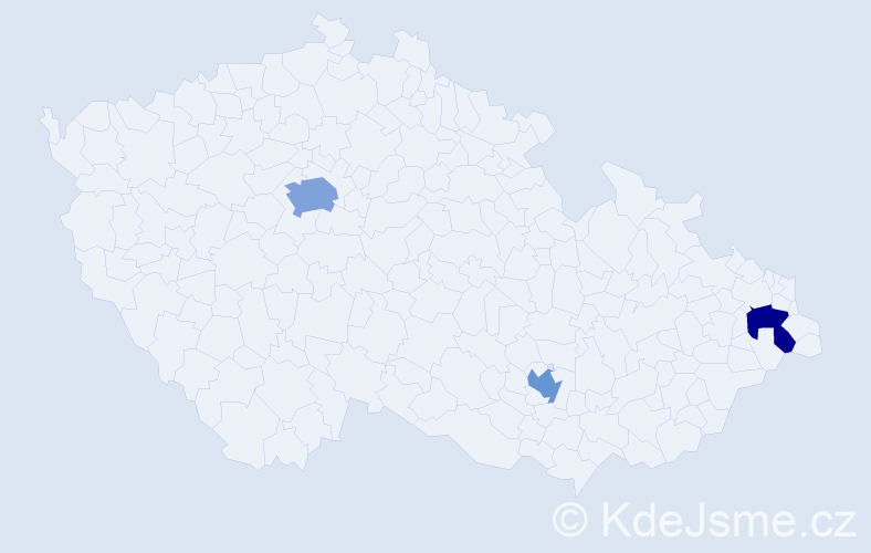 Jméno: 'Lukas Alexander', počet výskytů 4 v celé ČR
