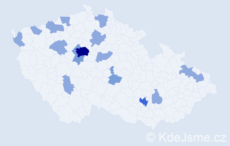 Jméno: 'Camilla', počet výskytů 28 v celé ČR