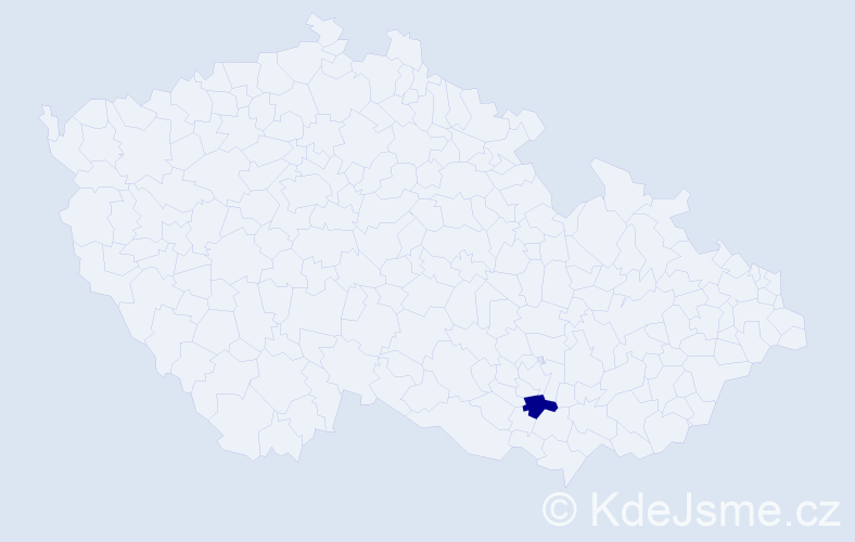 Jméno: 'Gediminas', počet výskytů 1 v celé ČR