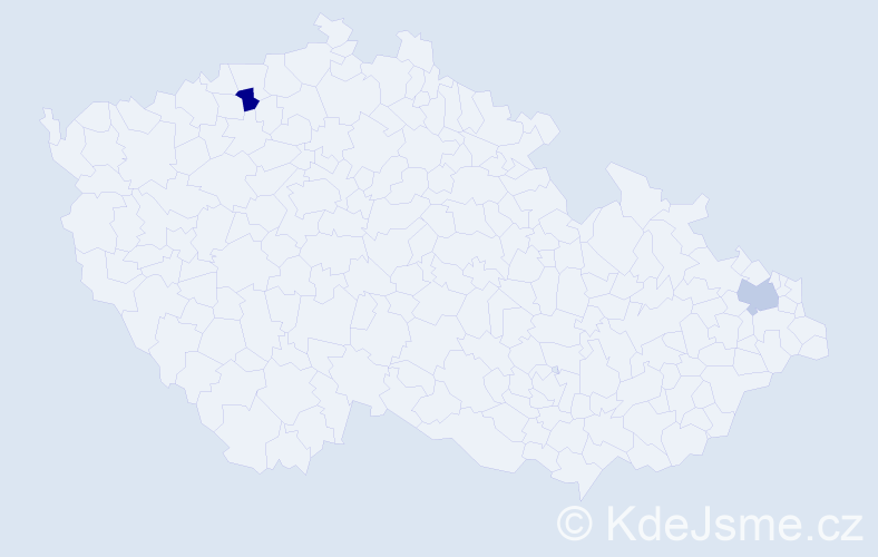 Jméno: 'Duy Luong', počet výskytů 2 v celé ČR