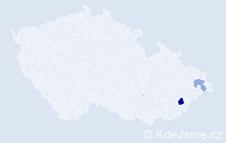 Jméno: 'Prokop Antonín', počet výskytů 2 v celé ČR