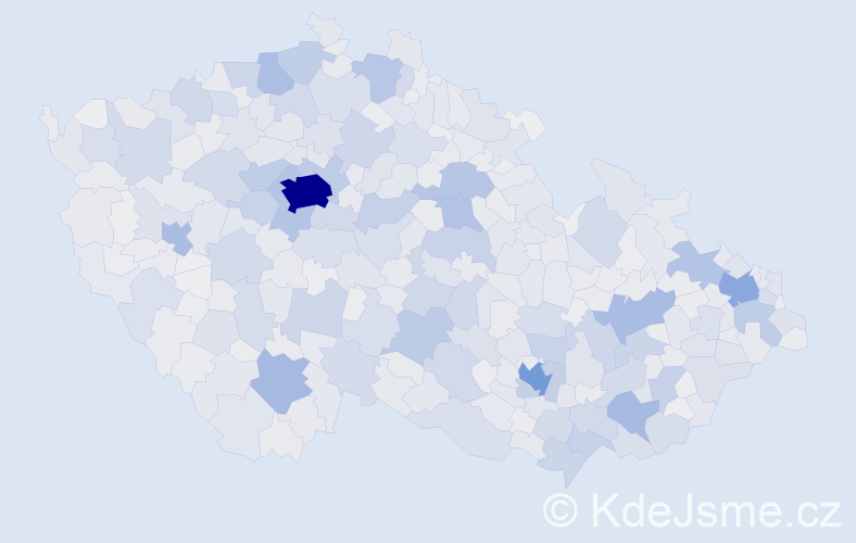 Jméno: 'Vít', počet výskytů 18444 v celé ČR