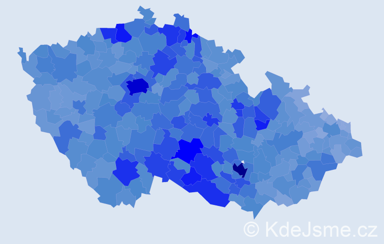 Jméno: 'Dana', počet výskytů 51945 v celé ČR