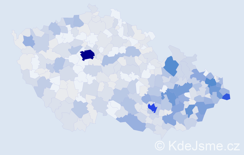 Jméno: 'Aloisie', počet výskytů 1079 v celé ČR