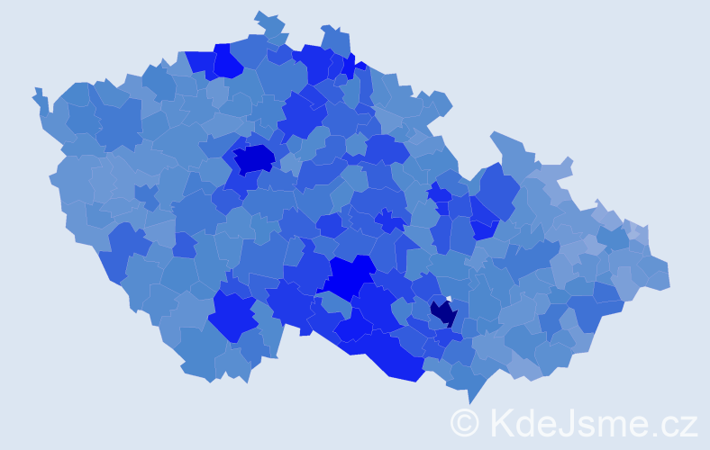 Jméno: 'Dana', počet výskytů 51112 v celé ČR