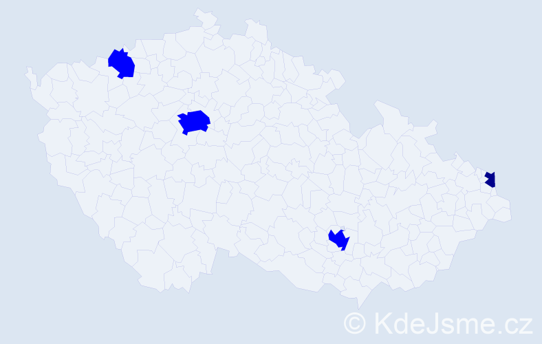 Jméno: 'Stanislaw Jan', počet výskytů 5 v celé ČR