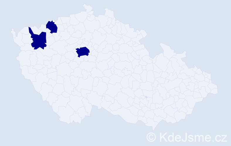 Jméno: 'Alexander Christian', počet výskytů 3 v celé ČR