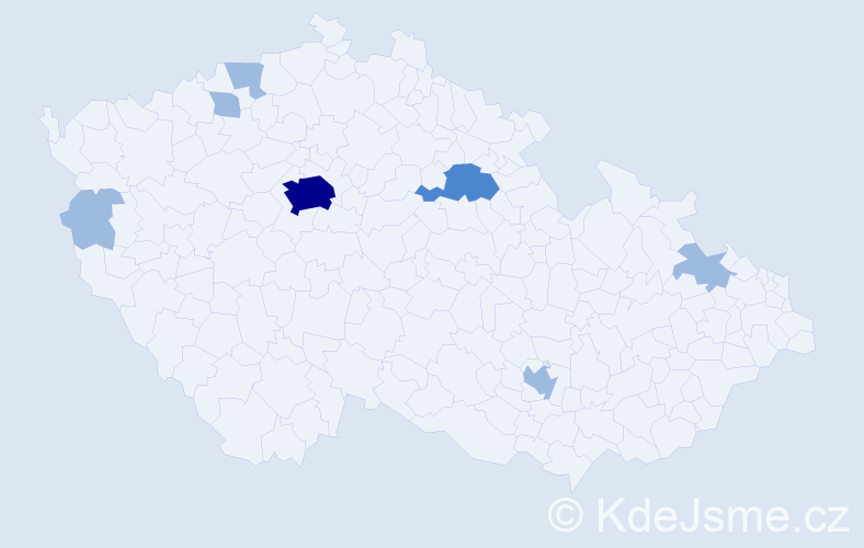 Jméno: 'Duy Anh', počet výskytů 11 v celé ČR