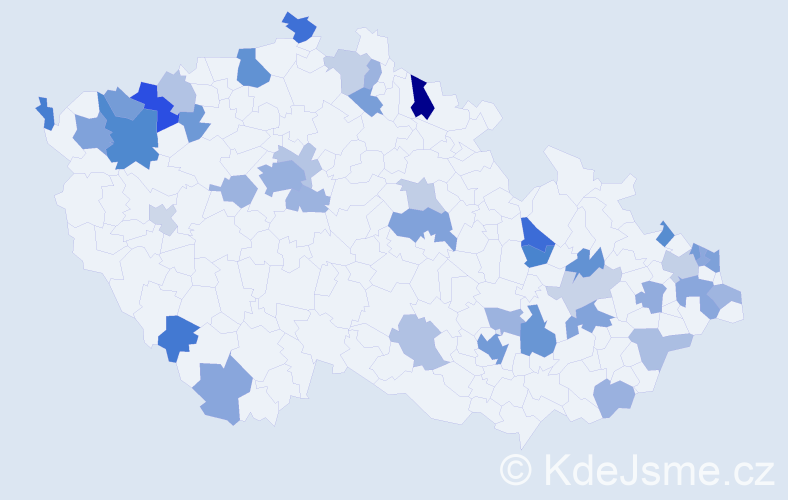 Jméno: 'Astrid', počet výskytů 79 v celé ČR