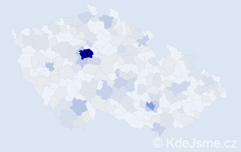 Jméno: 'Doubravka', počet výskytů 291 v celé ČR