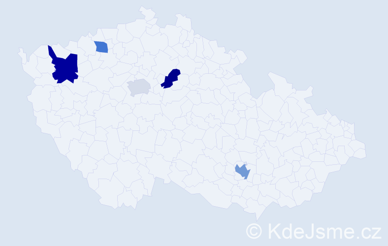 Jméno: 'Elona', počet výskytů 7 v celé ČR