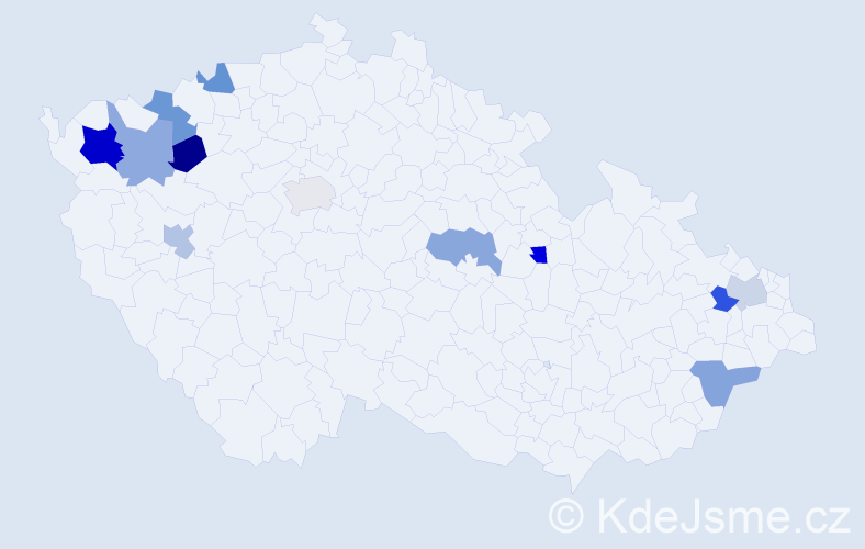 Jméno: 'Annaliese', počet výskytů 15 v celé ČR