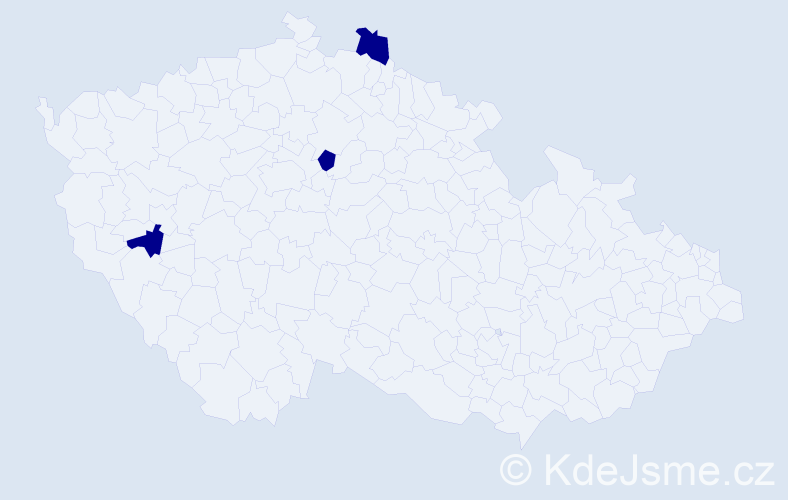 Jméno: 'Mario Josef', počet výskytů 3 v celé ČR