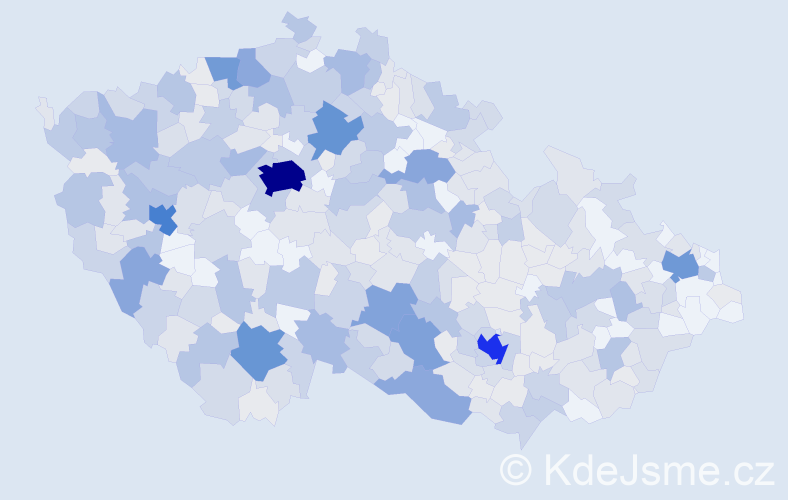 Jméno: 'Mirka', počet výskytů 952 v celé ČR