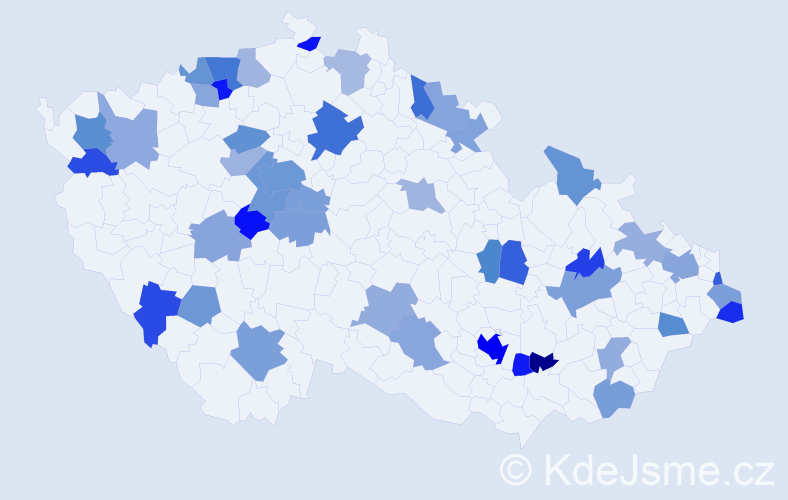 Jméno: 'Arthur', počet výskytů 79 v celé ČR