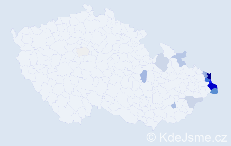Jméno: 'Lech', počet výskytů 48 v celé ČR