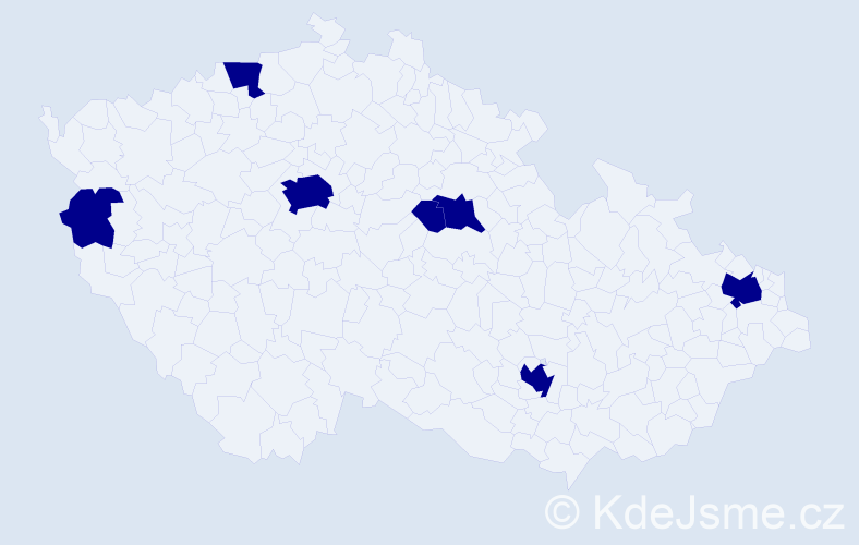Jméno: 'Chi Cuong', počet výskytů 7 v celé ČR