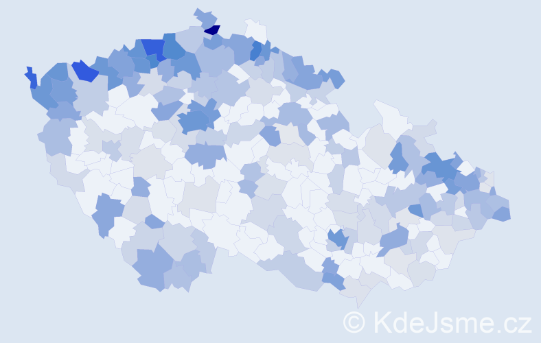 Jméno: 'Sonja', počet výskytů 487 v celé ČR