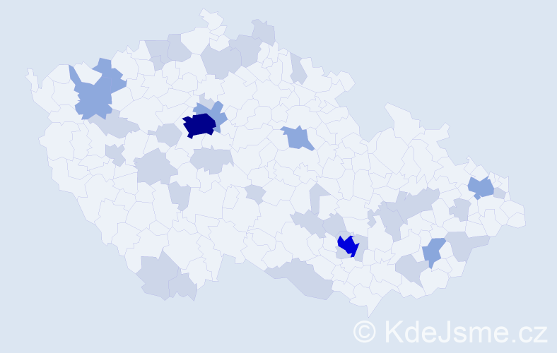 Jméno: 'Alessandro', počet výskytů 70 v celé ČR