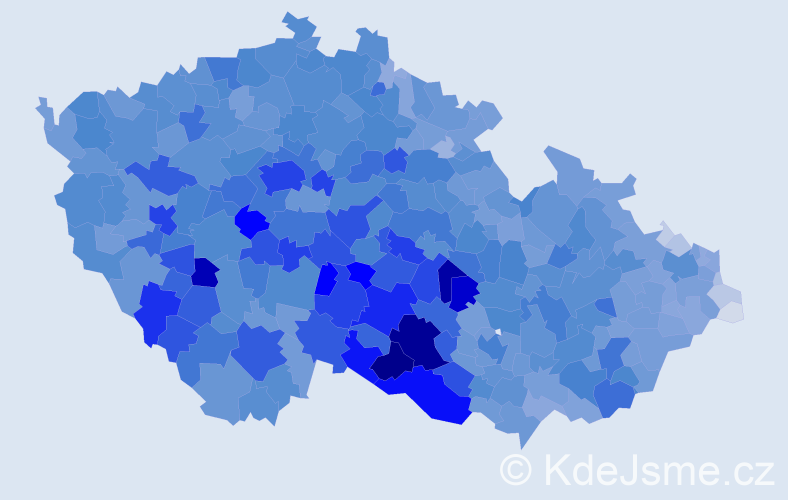 Jméno: 'Bohumil', počet výskytů 17527 v celé ČR