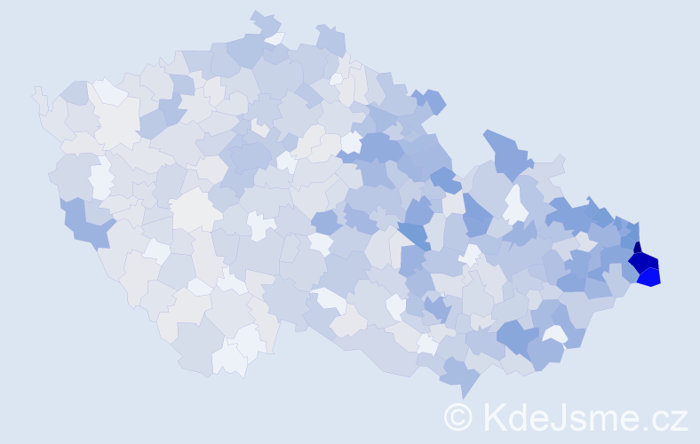 Jméno: 'Dorota', počet výskytů 1678 v celé ČR