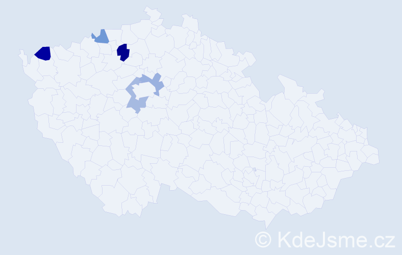 Jméno: 'Norbert Josef', počet výskytů 6 v celé ČR